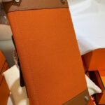 Hermes Birkin 35 Canvas & Swift Leather Cargo Orange